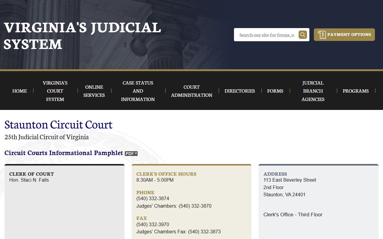 Staunton dissolution of marriage circuit court homepage