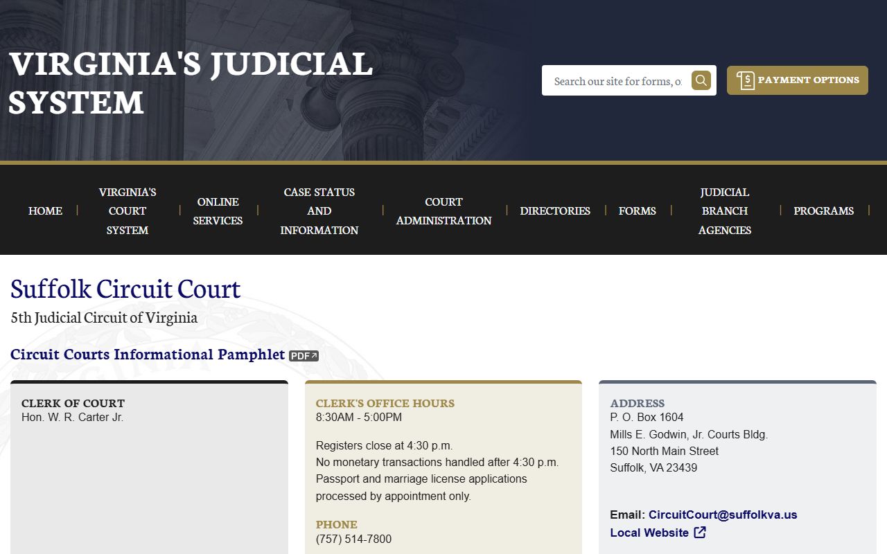Suffolk dissolution of marriage circuit court homepage