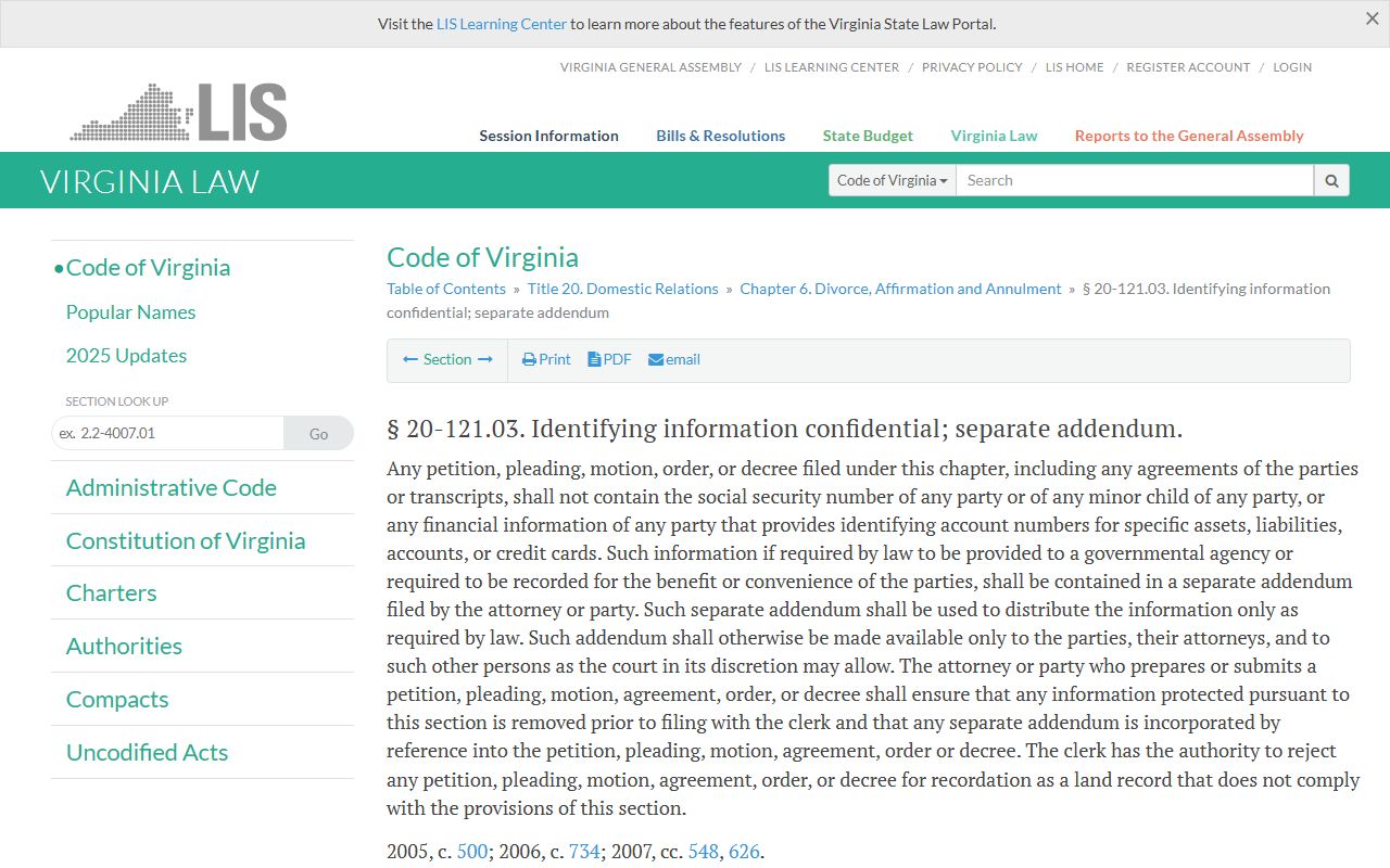 Virginia Dissolution Of Marriage