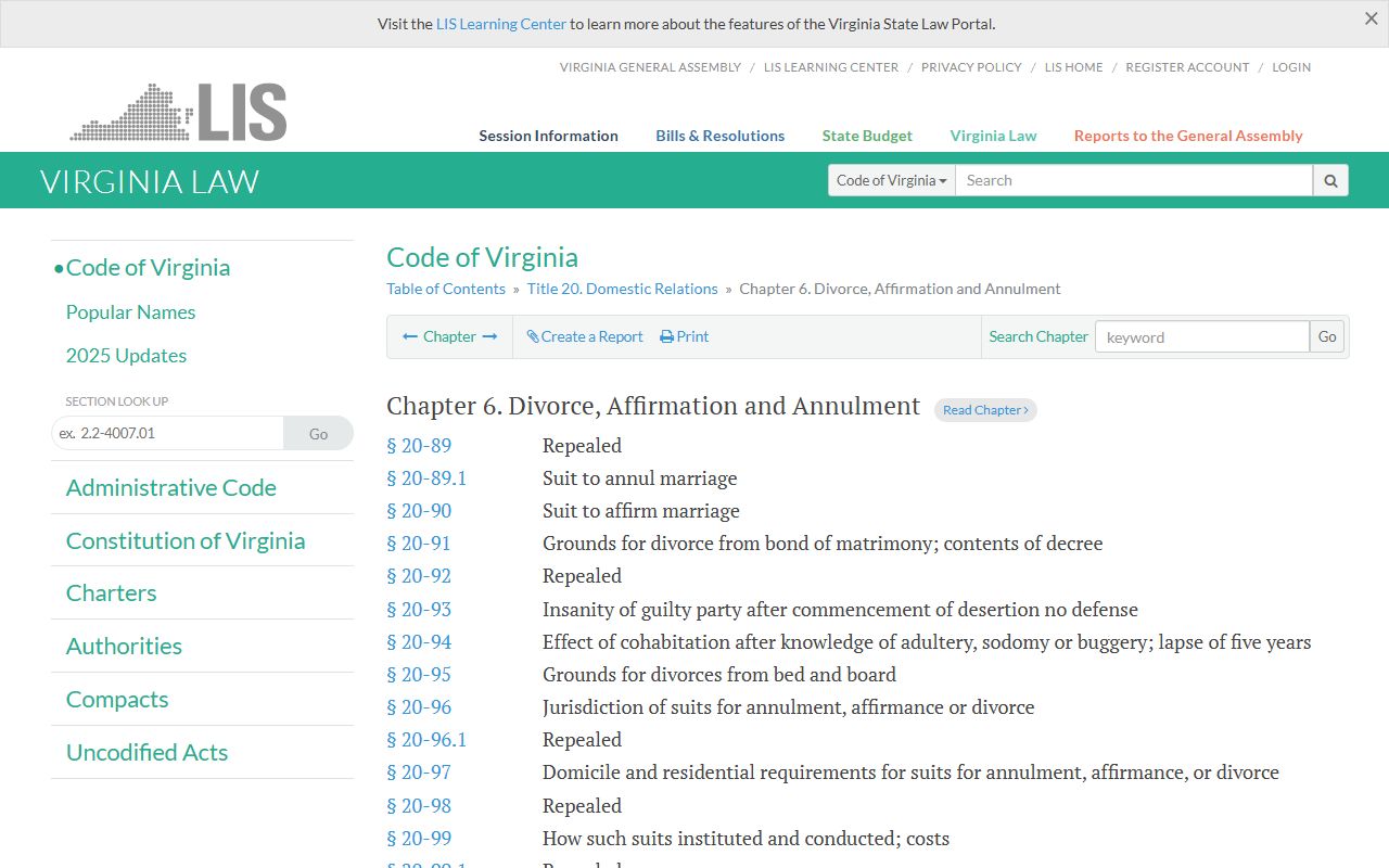 Virginia Dissolution Of Marriage